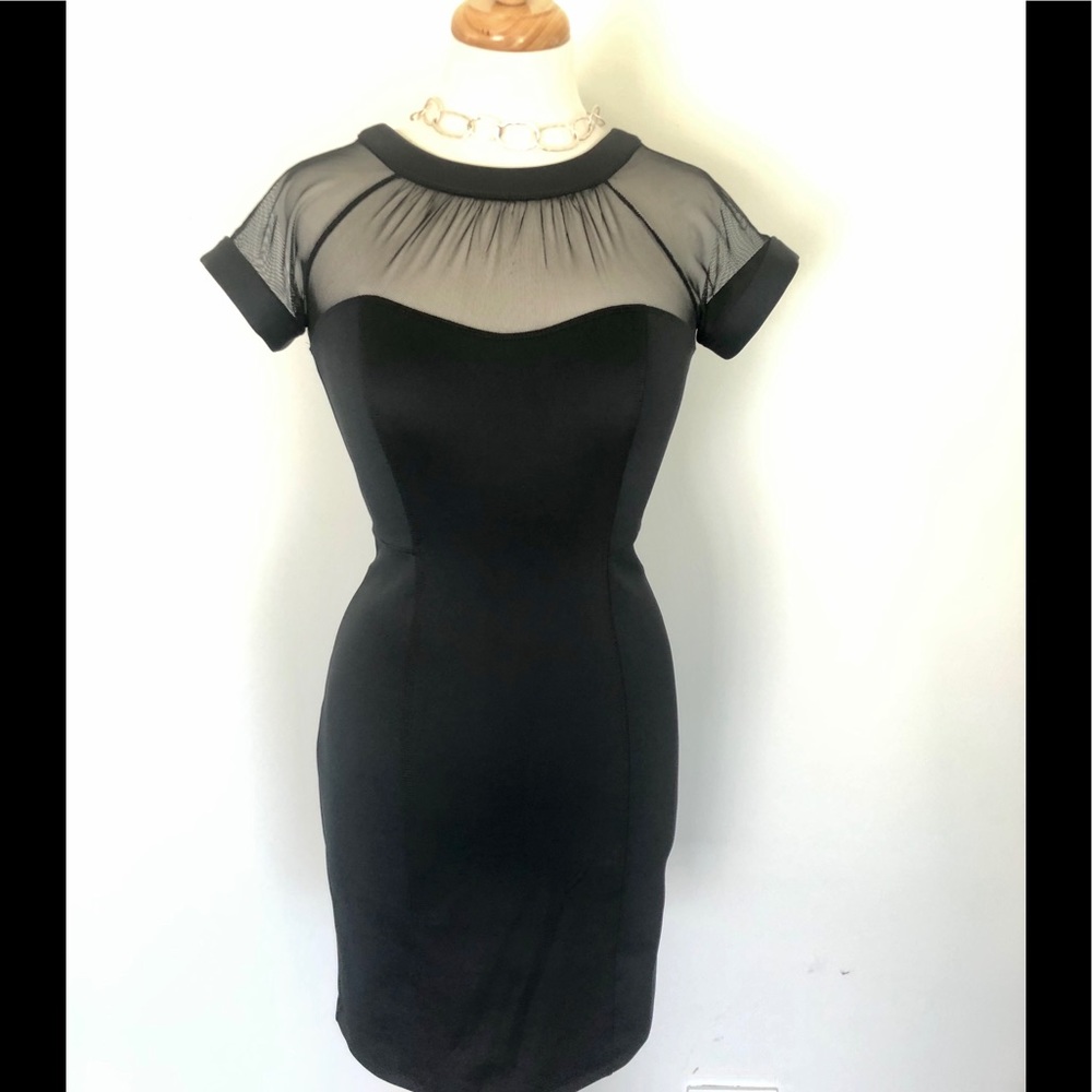 Black cocktail dress